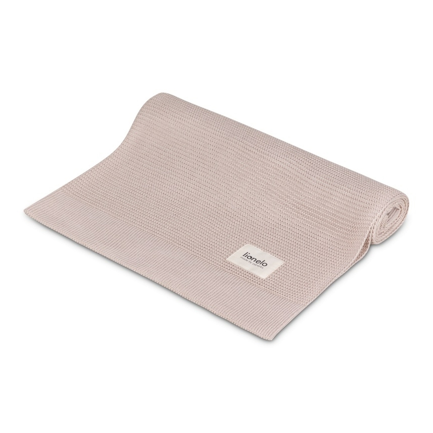 Lionelo - Dětská deka BAMBOO BLANKET 75x100 cm Beige Sand