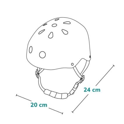 Lionelo - Dětská helma HELMET Beige Sand