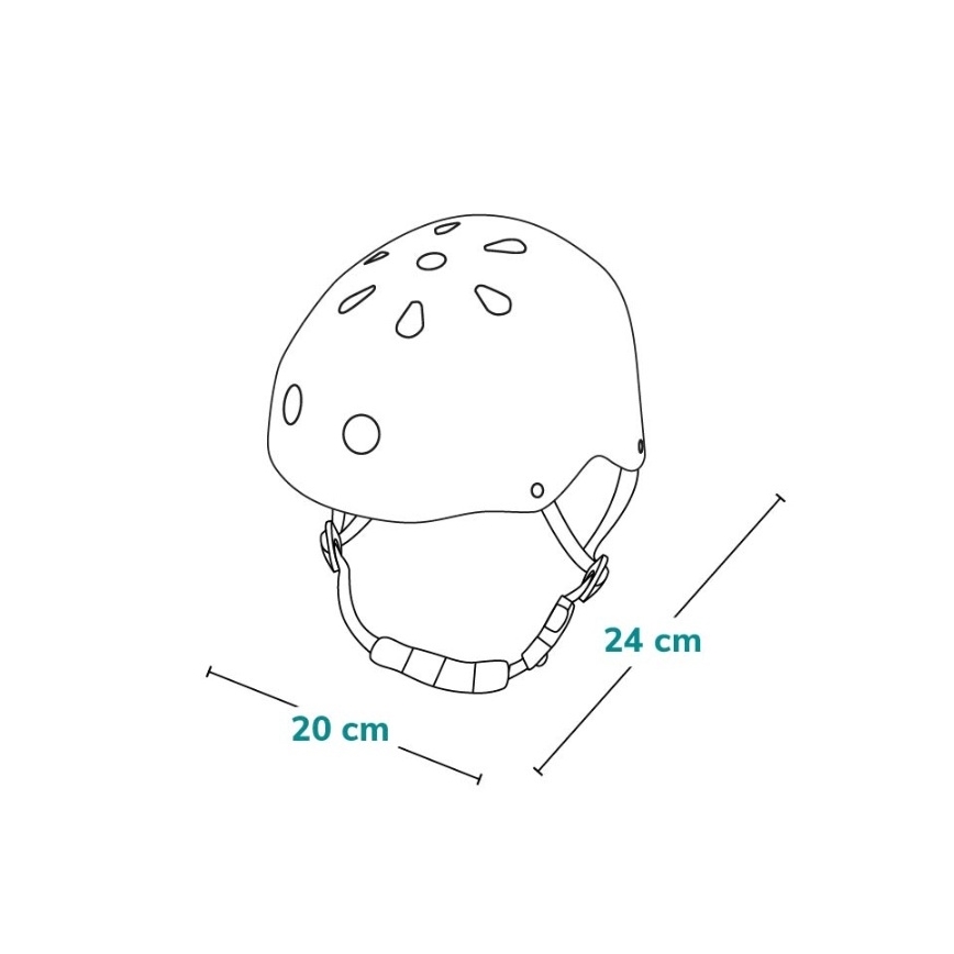 Lionelo - Dětská helma HELMET White