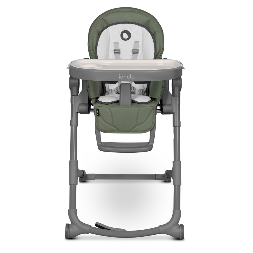 Lionelo - Dětská jídelní židle 2v1 CORA PLUS Green Olive