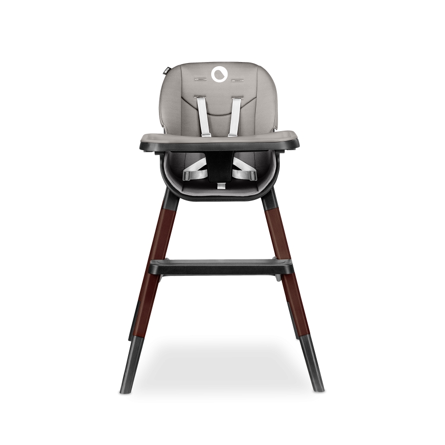 Lionelo - Dětská jídelní židle 2v1 MONA Black Onyx