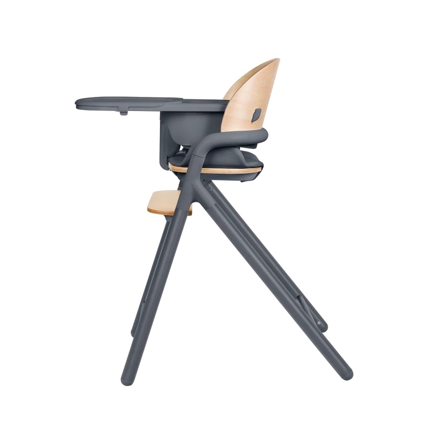 Lionelo - Dětská jídelní židle 3v1 CELIA Grey Wood