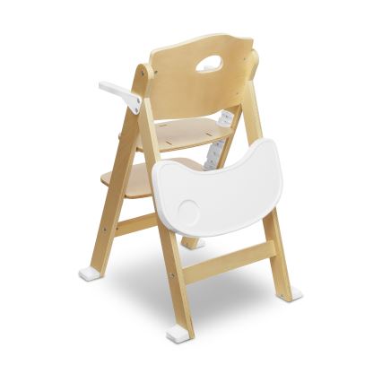 Lionelo - Dětská jídelní židle 3v1 FLORIS White Natural