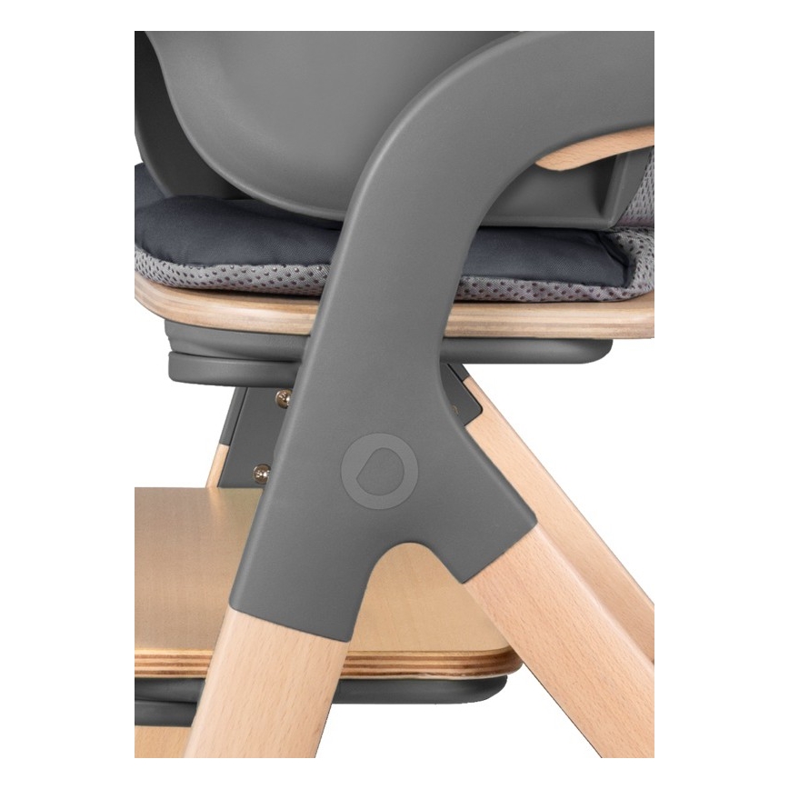 Lionelo - Dětská jídelní židle 3v1 MEGAN Grey Wood