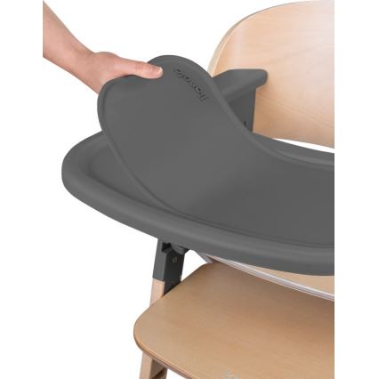 Lionelo - Dětská jídelní židle 3v1 MEGAN Grey Wood