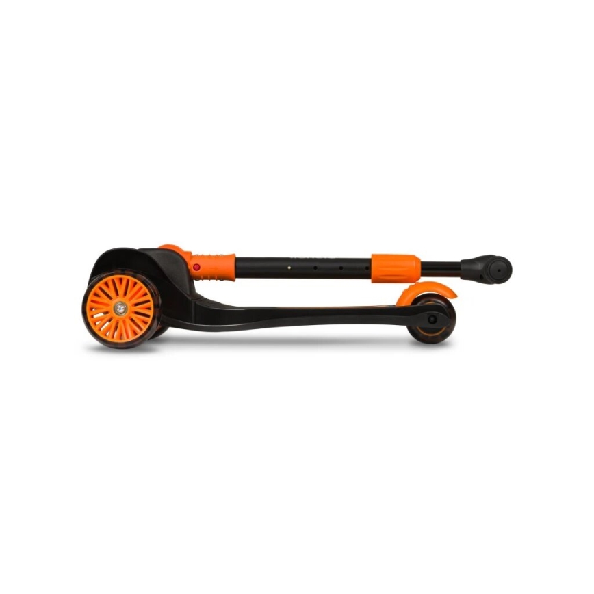 Lionelo - Dětská koloběžka TIMMY 3xAA oranžová/černá