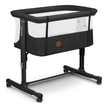 Lionelo - Dětská postýlka 3v1 AURORA Grey Graphite