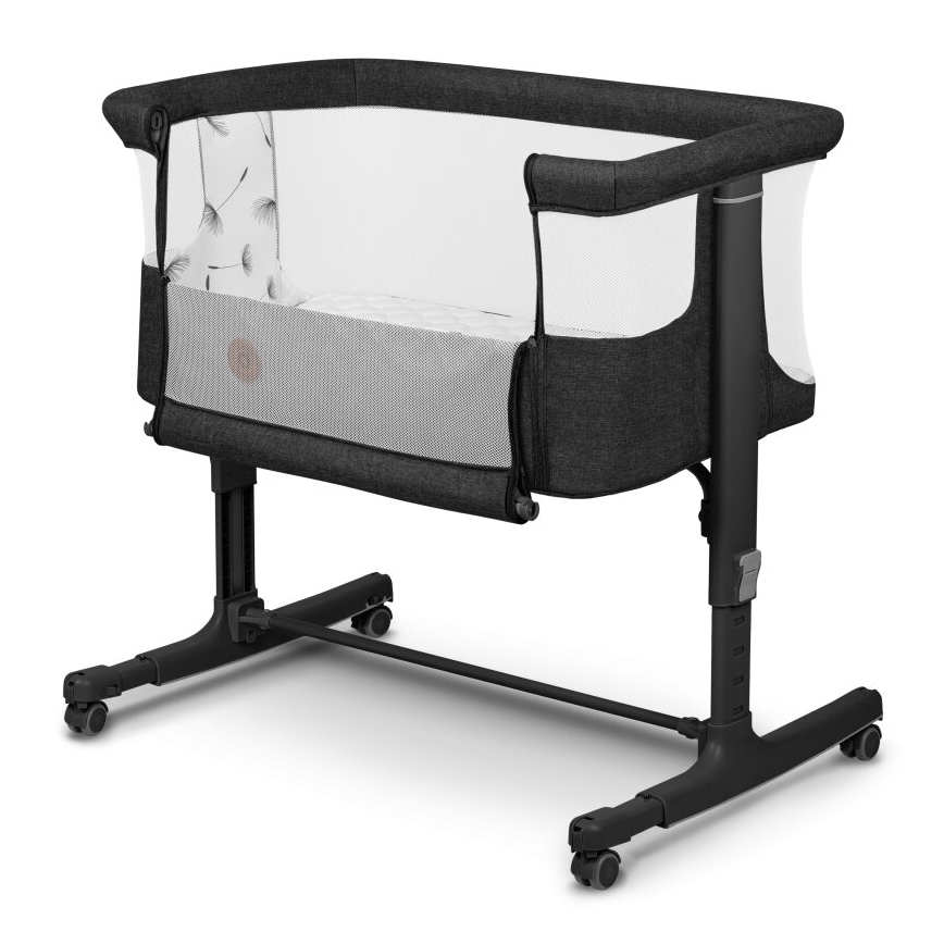 Lionelo - Dětská postýlka 3v1 AURORA Grey Graphite