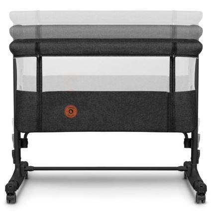 Lionelo - Dětská postýlka 3v1 AURORA Grey Graphite