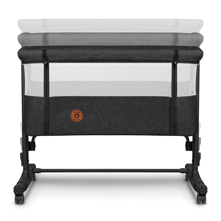 Lionelo - Dětská postýlka 3v1 AURORA Grey Graphite