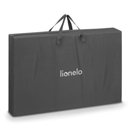 Lionelo - Dětská postýlka 3v1 AURORA tmavě šedá