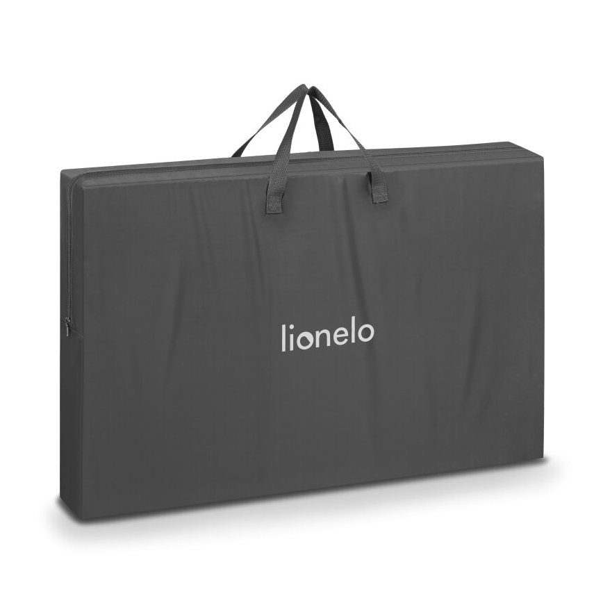 Lionelo - Dětská postýlka 3v1 AURORA tmavě šedá