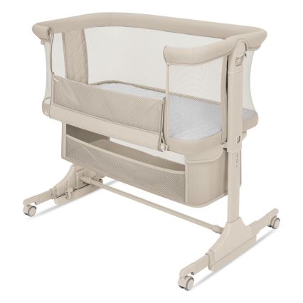 Lionelo - Dětská postýlka 3v1 JODIE Beige Cream