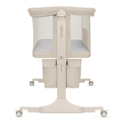 Lionelo - Dětská postýlka 3v1 JODIE Beige Cream
