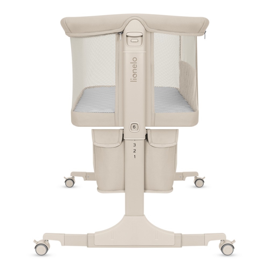 Lionelo - Dětská postýlka 3v1 JODIE Beige Cream