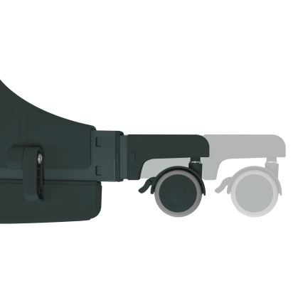 Lionelo - Dětská postýlka 3v1 JODIE Green Graphite