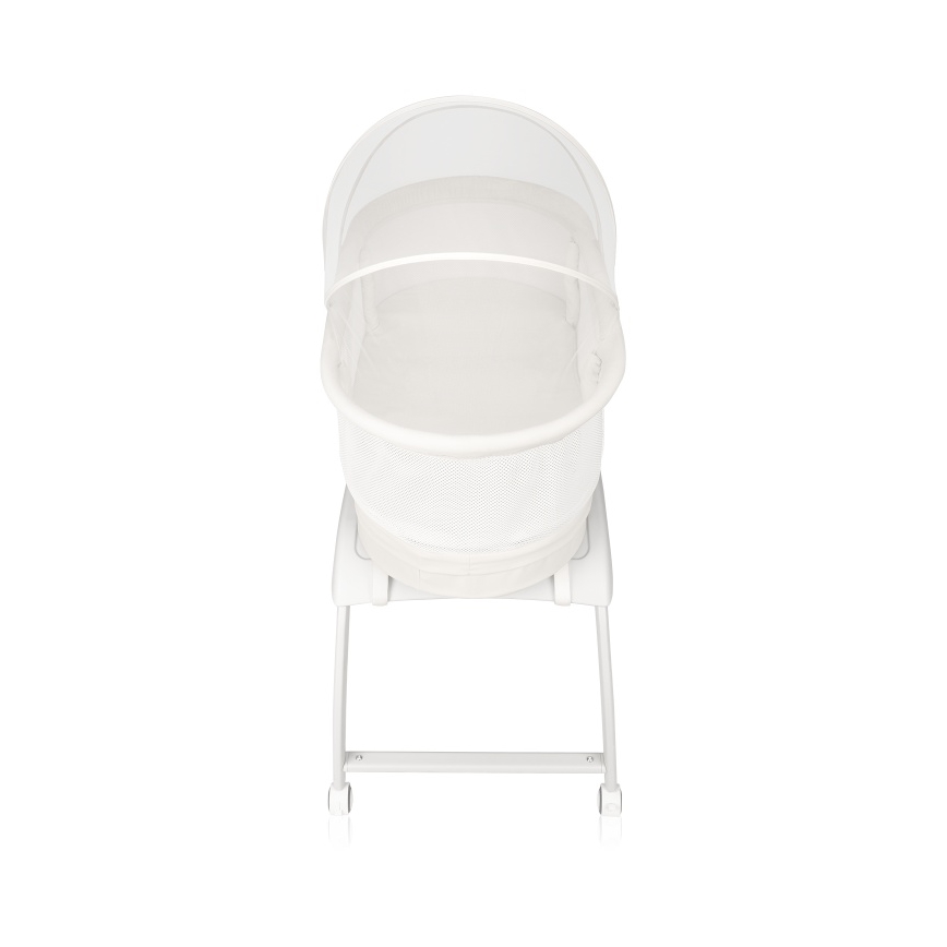 Lionelo - Dětská postýlka s váhou CORAL White