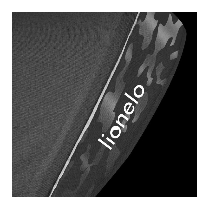 Lionelo - Dětská tříkolka HAARI šedá/černá