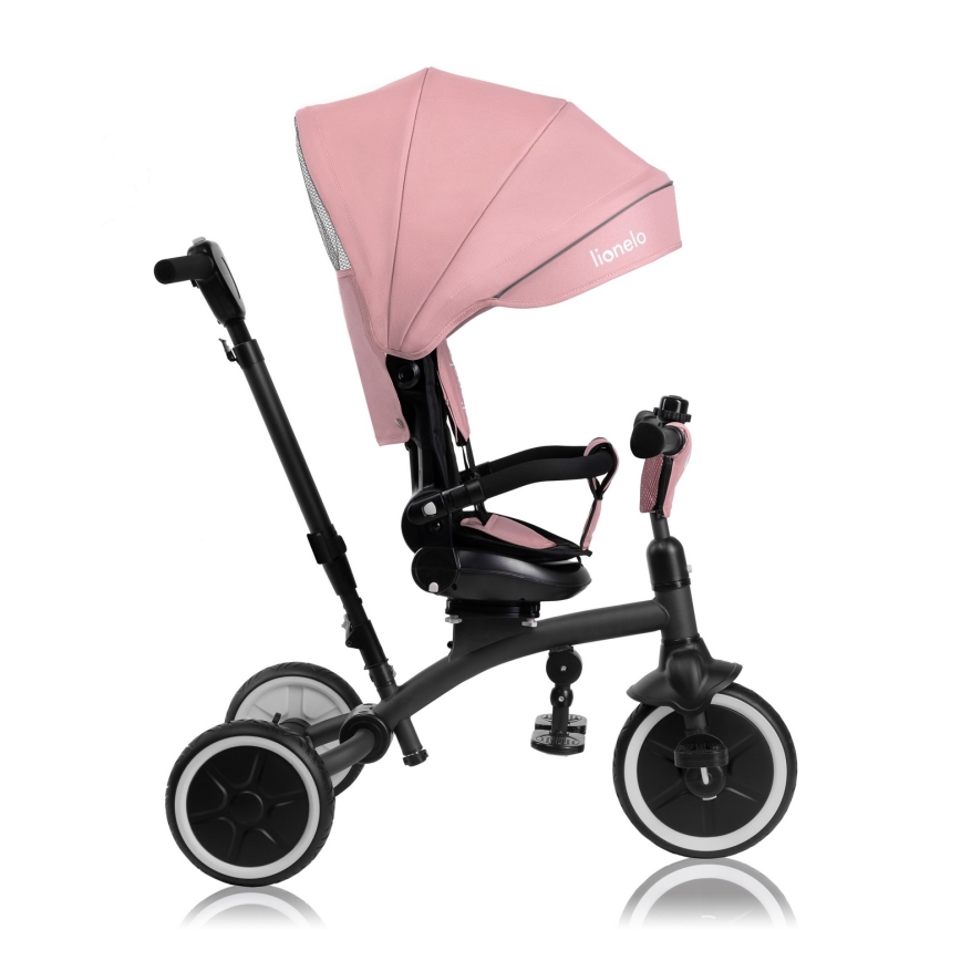 Lionelo - Dětská tříkolka TRIS PLUS Pink Rose