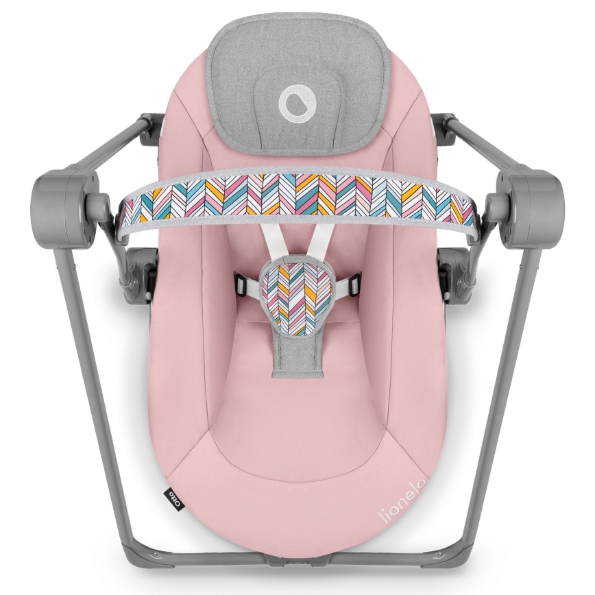 Lionelo - Dětské houpátko OTTO 4xLR14 Pink Baby