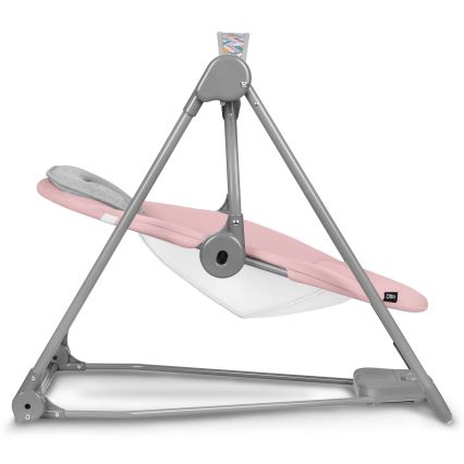 Lionelo - Dětské houpátko OTTO 4xLR14 Pink Baby