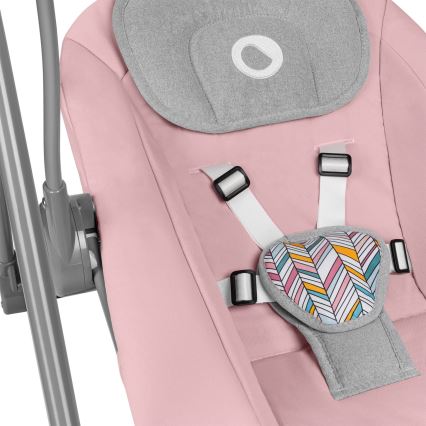 Lionelo - Dětské houpátko OTTO 4xLR14 Pink Baby