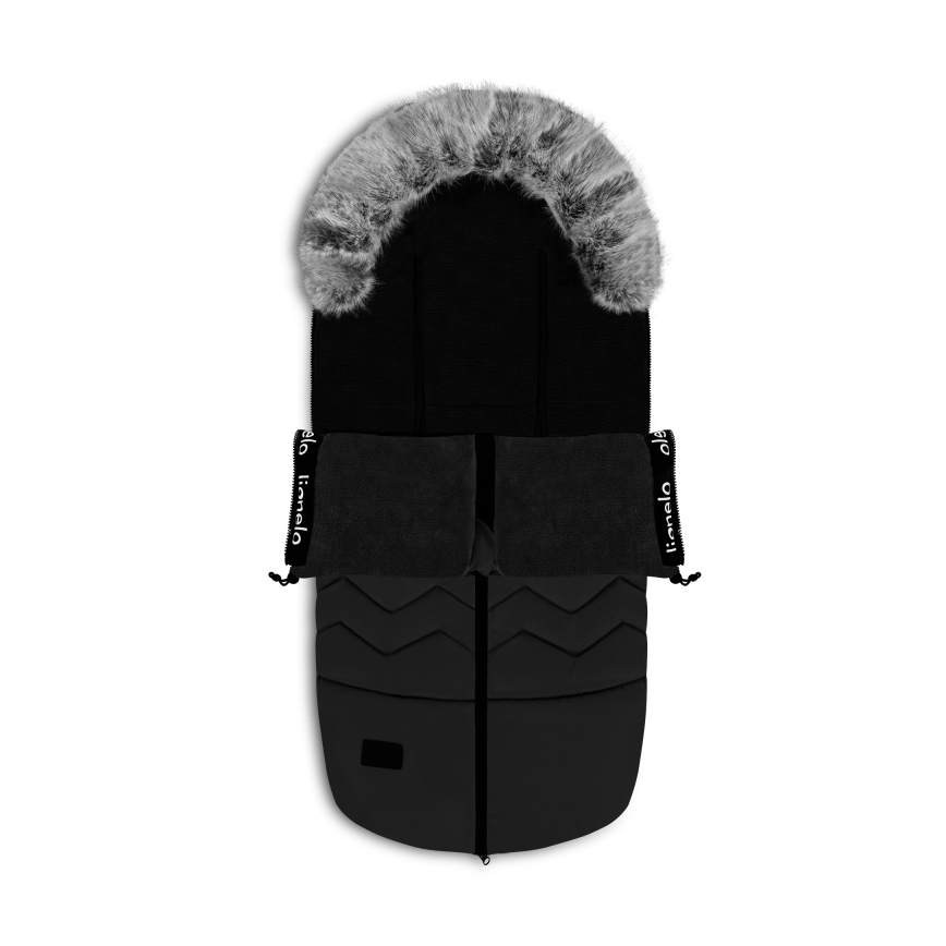 Lionelo - Dětský fusak FRODE Black Carbon