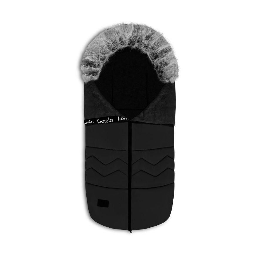 Lionelo - Dětský fusak FRODE Black Carbon