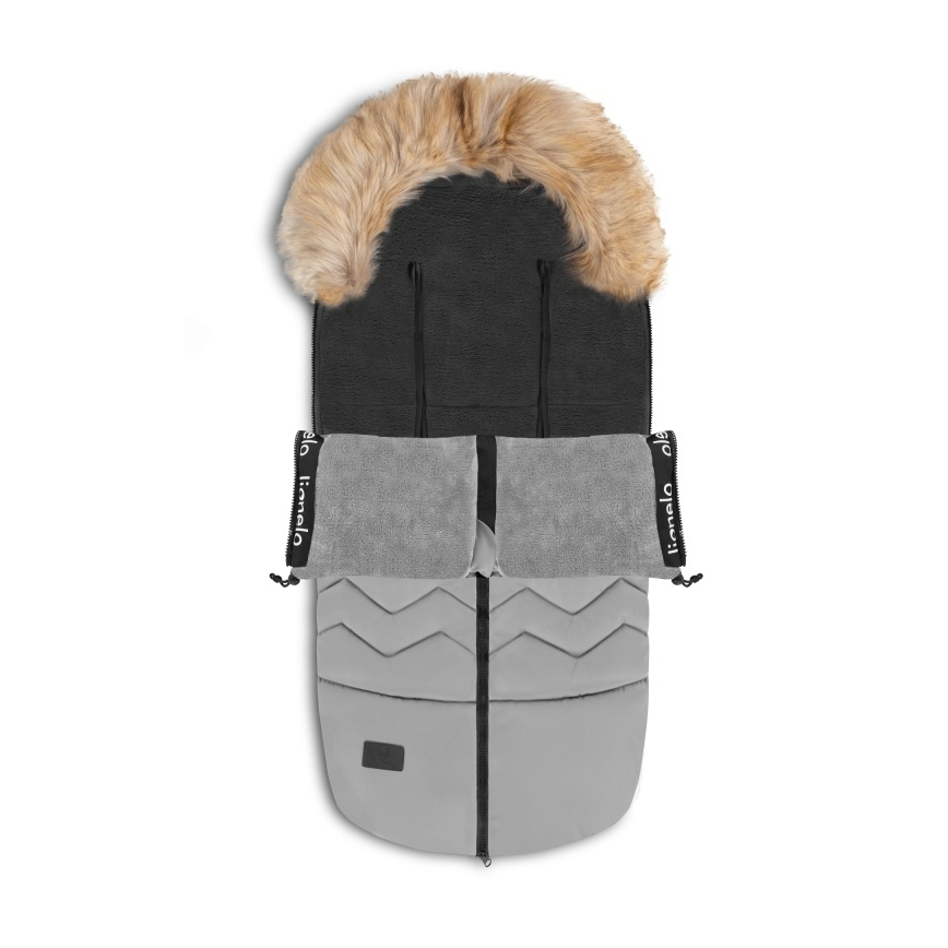 Lionelo - Dětský fusak FRODE Grey Dove