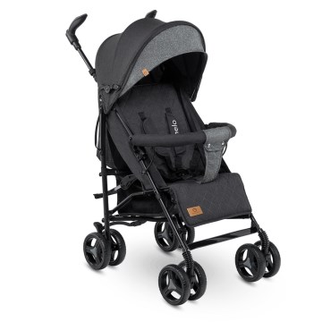 Lionelo - Golfový kočárek IRMA Black/Dark Grey