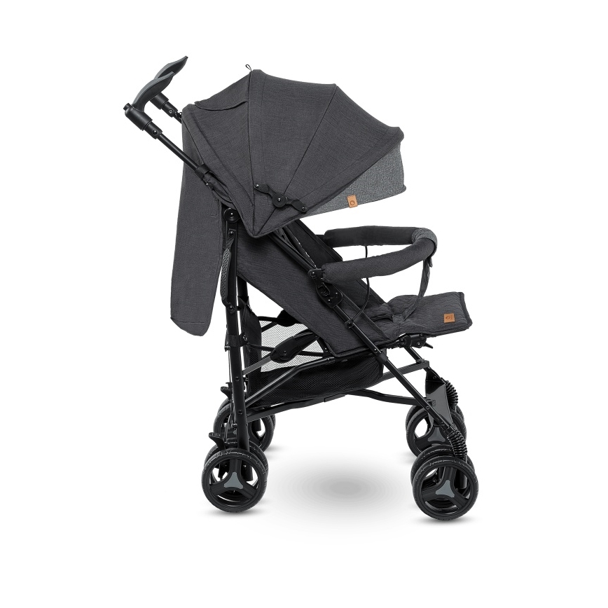 Lionelo - Golfový kočárek IRMA Black/Dark Grey