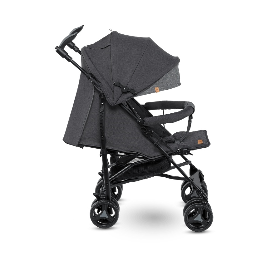 Lionelo - Golfový kočárek IRMA Black/Dark Grey