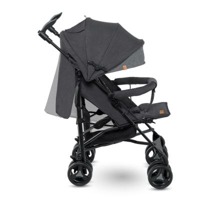 Lionelo - Golfový kočárek IRMA Black/Dark Grey