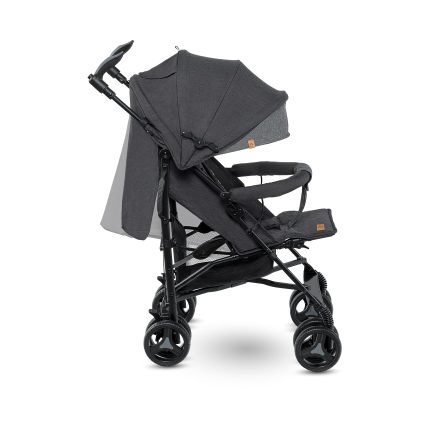 Lionelo - Golfový kočárek IRMA Black/Dark Grey