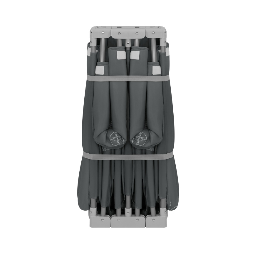 Lionelo - Hrací ohrádka FLORENCE Grey Graphite