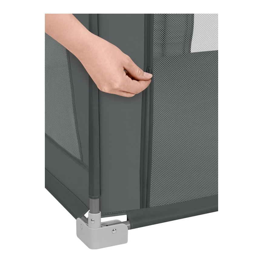 Lionelo - Hrací ohrádka FLORENCE Grey Graphite