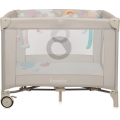 Lionelo - Hrací ohrádka MILLE PLUS Grey Beige