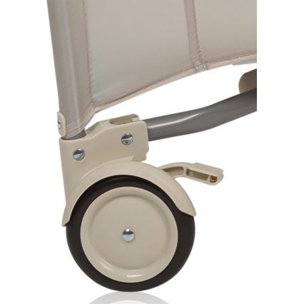 Lionelo - Hrací ohrádka MILLE PLUS Grey Beige