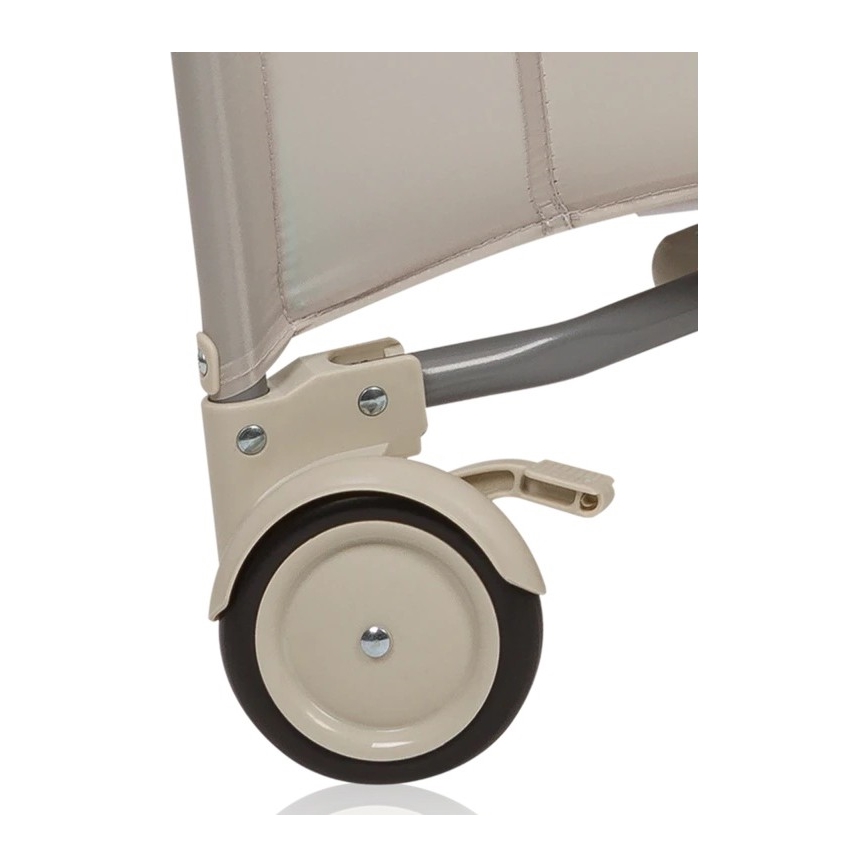 Lionelo - Hrací ohrádka MILLE PLUS Grey Beige