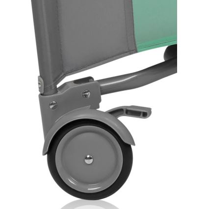 Lionelo - Hrací ohrádka MILLE PLUS Grey Green