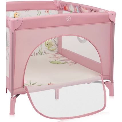 Lionelo - Hrací ohrádka MILLE PLUS Pink