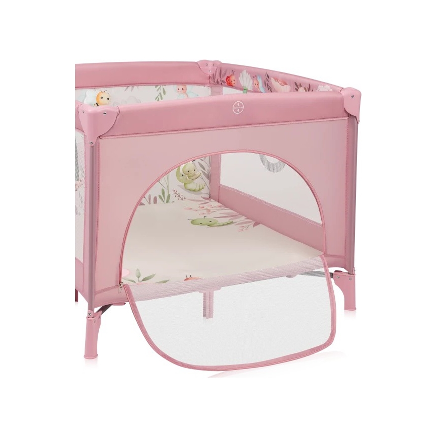 Lionelo - Hrací ohrádka MILLE PLUS Pink