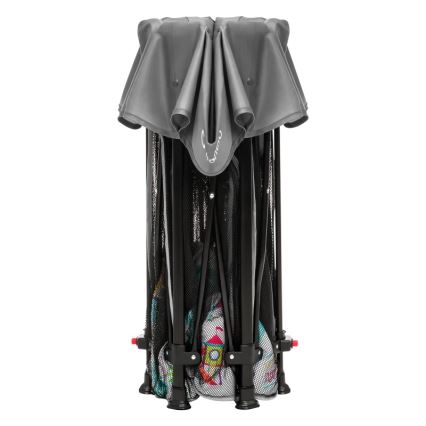 Lionelo - Hrací ohrádka ROEL PLUS Grey Multicolor