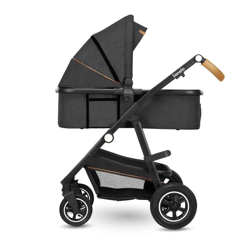 Lionelo - Kombinovaný kočárek 2v1 AMBER Grey Graphite