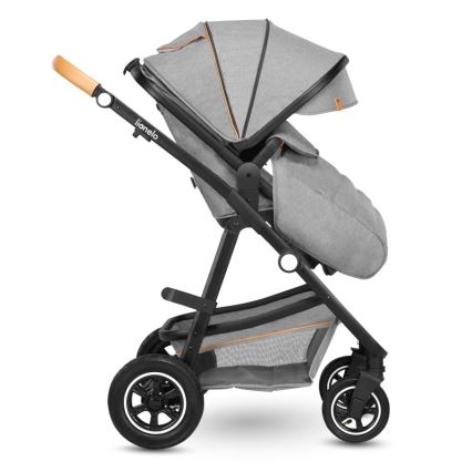 Lionelo - Kombinovaný kočárek 2v1 AMBER Grey Stone