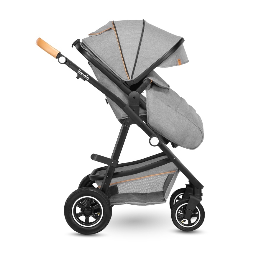 Lionelo - Kombinovaný kočárek 2v1 AMBER Grey Stone