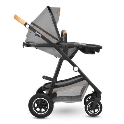 Lionelo - Kombinovaný kočárek 2v1 AMBER Grey Stone