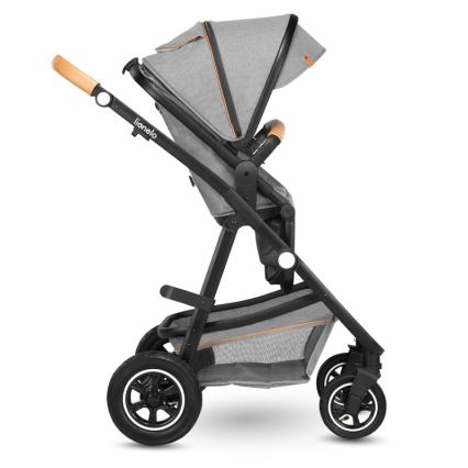 Lionelo - Kombinovaný kočárek 2v1 AMBER Grey Stone