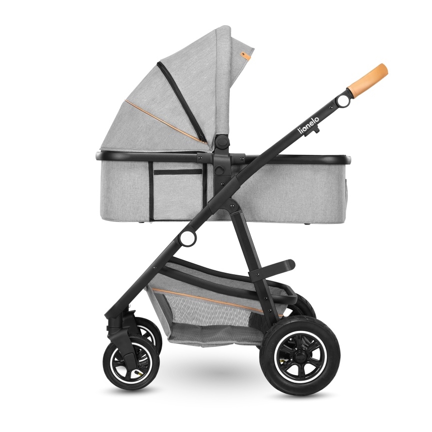 Lionelo - Kombinovaný kočárek 2v1 AMBER Grey Stone
