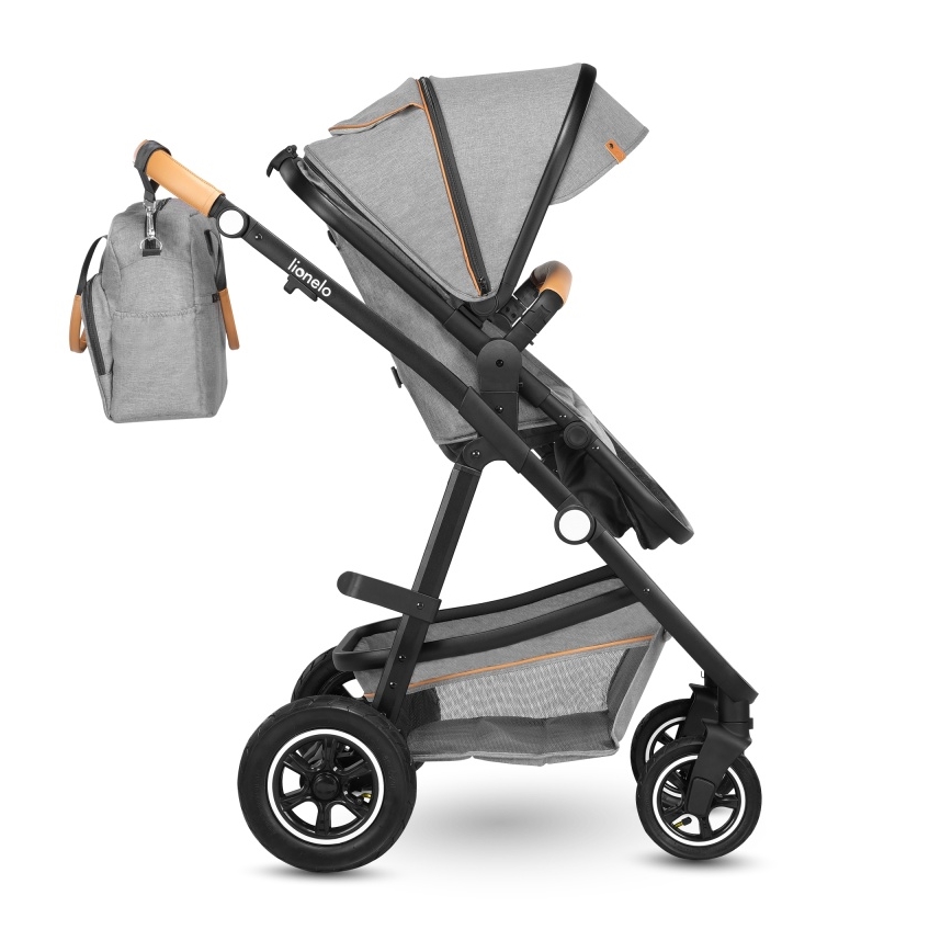 Lionelo - Kombinovaný kočárek 2v1 AMBER Grey Stone